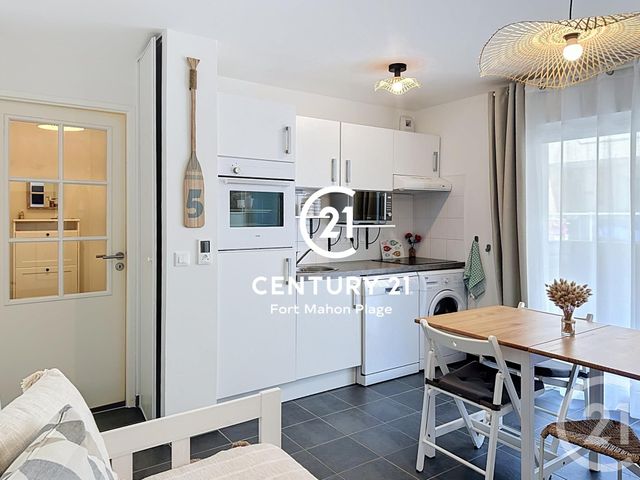 Appartement Studio Cabine à vendre - 1 pièce - 25.0 m2 - FORT MAHON PLAGE - 80 - PICARDIE - Century 21 Agence De La Plage